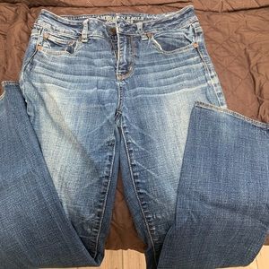 American Eagle straight super stretch jeans